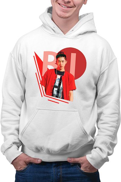 OEM Men's Hoodie iKon B.I. Rapper Korean Singer Kim Han-bin