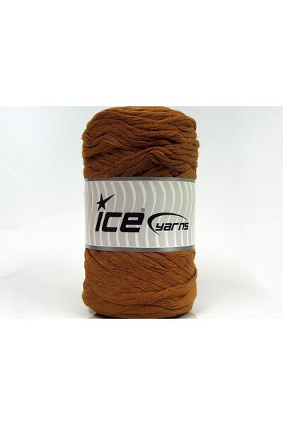 Ice yarns 2×200 جرام. خيوط قطنية صيفية بنية اللون من هوبى كوتون، قطن، 100% قط...