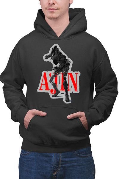 OEM Men's Hoodie Ajin Monster Immortal Humans Africa Japan Hunt