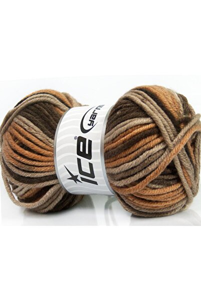 Ice yarns مجموعة من 4 خيوط من خيوط الجليد بوزن 100 جرام، خيوط مضادة للتكتل، خ...