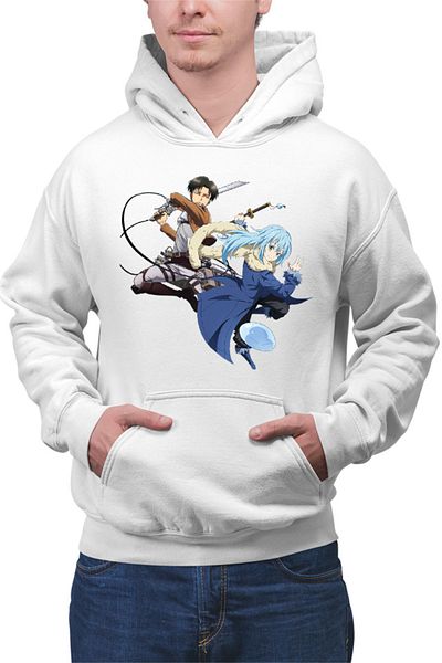 OEM Hanorac barbati TenSura Slime Isekai Rinmuru Levi Attack on Titan