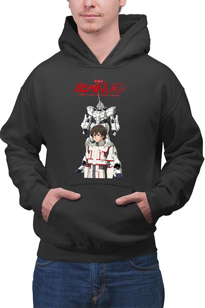 OEM Men's and women's Mobile Suit Unicorn sweatshirt