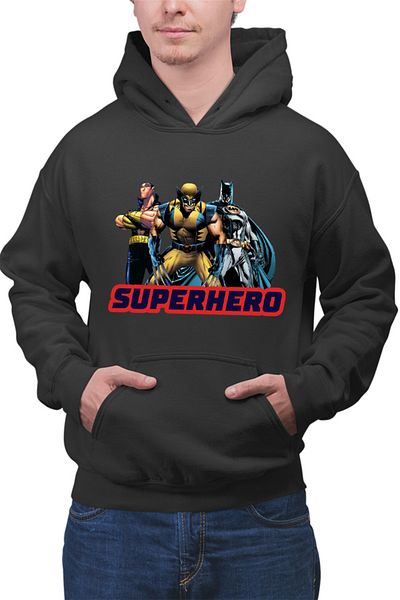 OEM Men's hoodie Wolverine X-MEN Avengers Batman Team