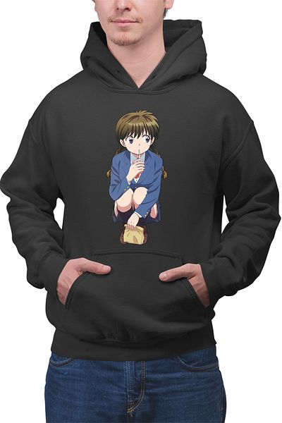 OEM Men's Hoodie Rin-ne Sakura Eat Anime Cartoons