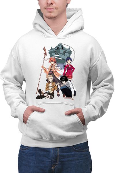 OEM Men's hoodie UQ Holder Negi Orte Connie Attack on Titan Death Note