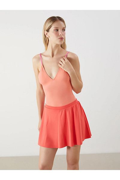 LC Waikiki Lcw Dream Buy Elasticated Women's Swimming Shorts Skirt (S5)