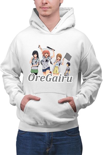 OEM Men's hoodie OreGairu School Hamachi MusicTeam Mates