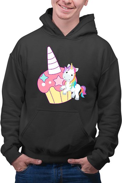 OEM Men's hoodie Unicorn Squad Muffin Colorful Luck