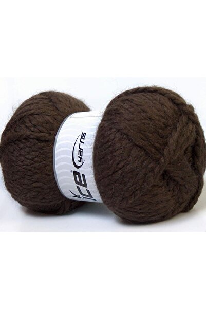 Ice yarns 2 × 150 جرام. صوف الألبكة الألبية، ألبكة، أكريليك بني فاخر، ألبكة، ...
