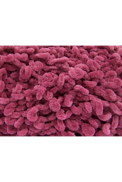 Ice yarns 4x100 جرام. شينيل بوكليرون، ألياف دقيقة، لون أرجواني فاتح، شتوي، للأطفال، شينيل، سميك جدًا