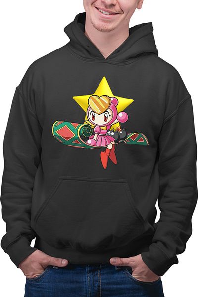 OEM Bomberman Women Carpet Star Fly Men's Hoodie