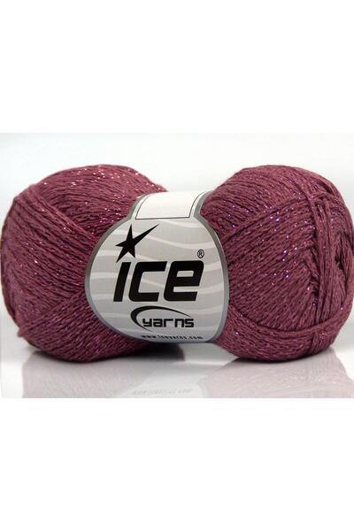 Ice yarns 8x50 جرام. قماش قطني معدني أنيق، قماش قطني لامع معدني، خيوط صيفية، ...