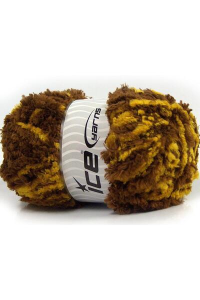 Ice yarns (4 قطع 100 جرام) باندا ديو مايكرو فايبر 4 عبوات بني،