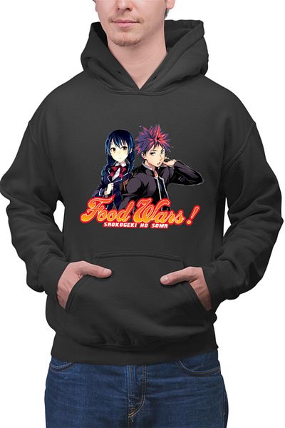 OEM Men's hoodie Food Wars Souma Megumi School Competition