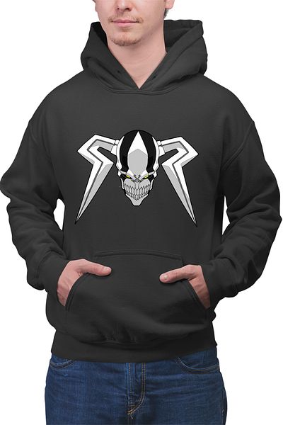 OEM Men's Hoodie Bleach Skull Anime Drawings Kage Otaku Level