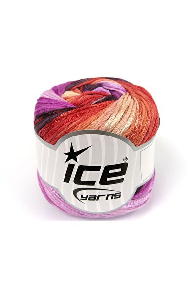 Ice yarns مجموعة من 4 خيوط من خيوط آيس يارنز بوزن 100 جرام لكل خيط، لون صيفي ...