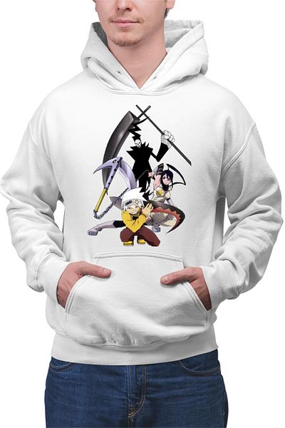 OEM Men's Hoodie Soul Eater Soul Shinigami Tsubaki Shounen Anime