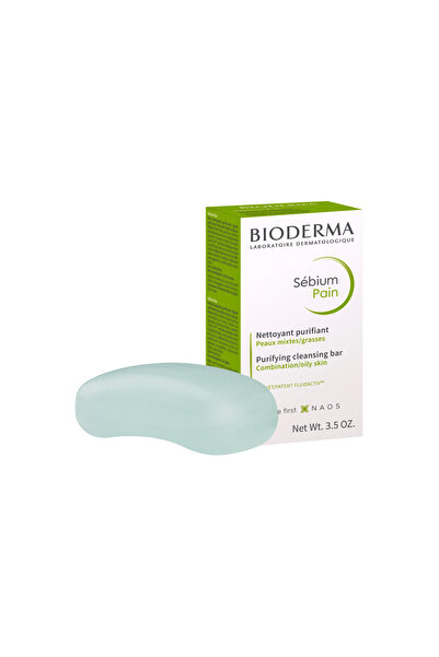 Bioderma Sebium Pain Purifying Cleansing Bar for Combination/Oily Skin