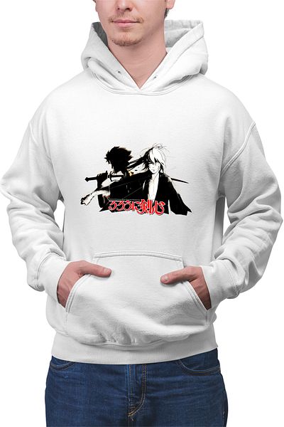 OEM Men's Hoodie Rurouni Kenshin Anime Cute Mugen Contrast