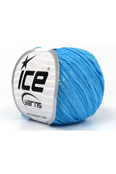 Ice yarns 6×50 جرام. فيسكوز صيفي، فسكوز قطني بلون الفيروز، خيوط صيفية، قطن