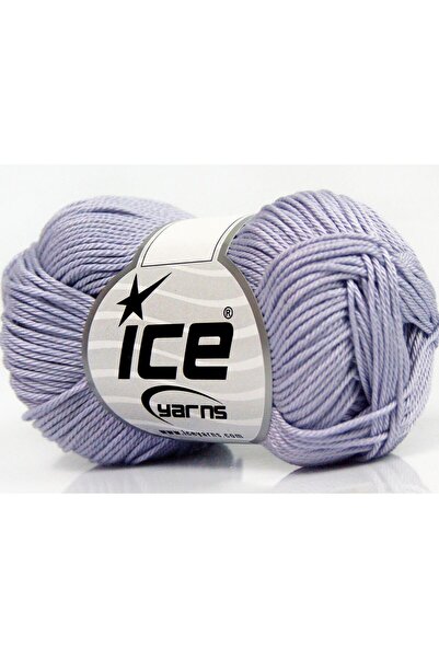 Ice yarns 6×50 جرام. خيوط قطنية صيفية من GIZA COTTON بلون أرجواني فاتح، قطن، ...