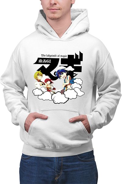 OEM Hanorac barbati Magi The Labyrinth of Magic Protagonists Group Clouds