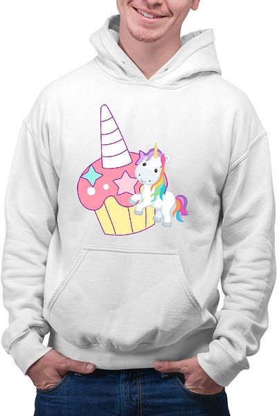 OEM Men's hoodie Unicorn Squad Muffin Colorful Luck