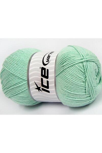 Ice yarns 4x100 جرام. خيوط لورينا القطنية، خيوط صيفية أكريليك بلون النعناع ال...