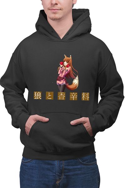 OEM Men's Hoodie Spice And Wolf Holo Love Adventure Fantasy