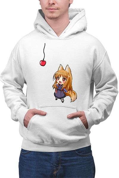 OEM Men's Hoodie Spice And Wolf Holo Anime Love Manga Chibi