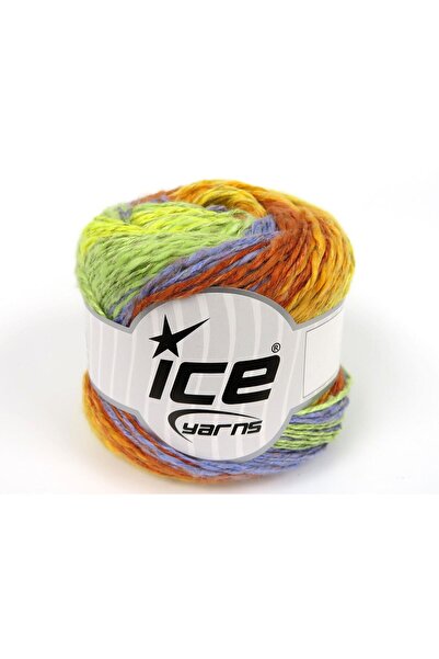Ice yarns مجموعة من 4 خيوط من خيوط الكتان الفيسكوزية بوزن 100 جرام (30% كتان،...