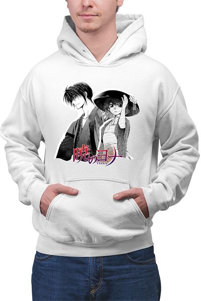 OEM Hanorac barbati Yona of the Dawn Couple Manga Yukata Hat Monochrome