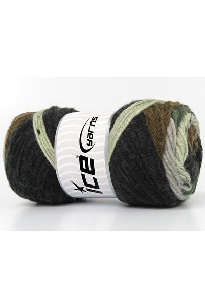 Ice yarns (4 قطع 100 جرام) مجموعة من 4 قطع من الأكريليك من BIG BANG باللون ال...