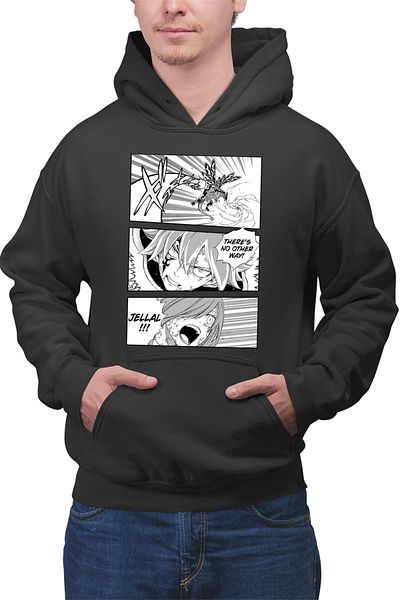 OEM Men's hoodie Fairy Tail Manga Panel Epic Wizard