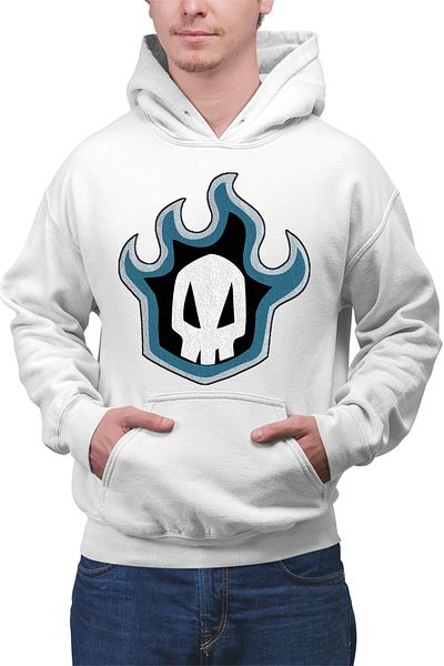 OEM Men's Hoodie Bleach Logo Ichigo Anime Shonen Manga