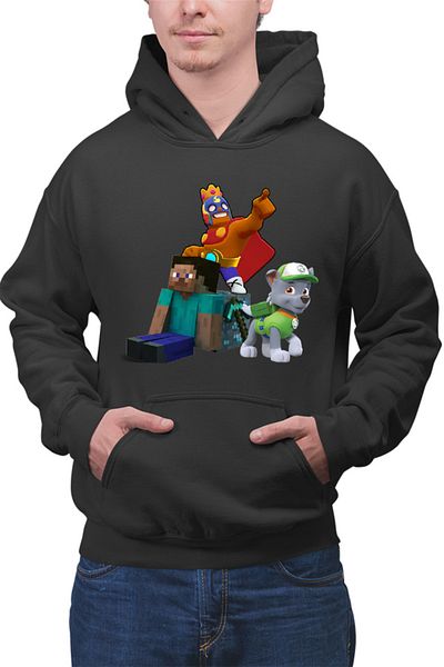 OEM Men's hoodie Brawl Stars Player Minecraft Diamond Cube Paw Patrol Rocky