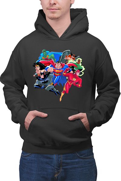 OEM Men's hoodie The Flash Batman Justice League Superhero