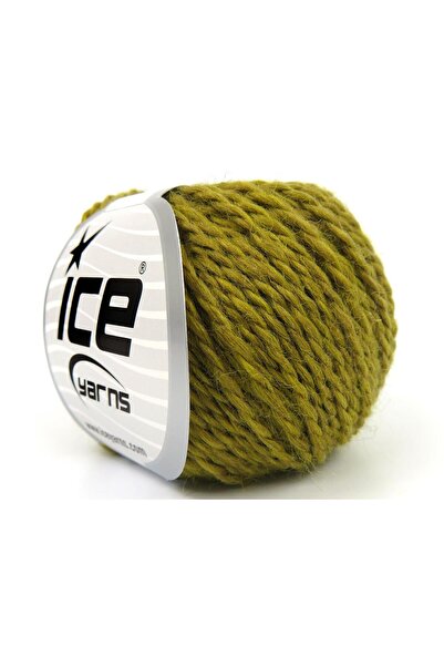 Ice yarns 8x50 جرام. صوف رويال وول، لون أخضر زيتوني غامق، شتوي، صوف، ممشط