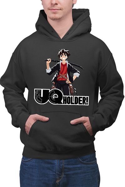 OEM Men's Hoodie UQ Holder Touta Anime Comedy Manga Trap