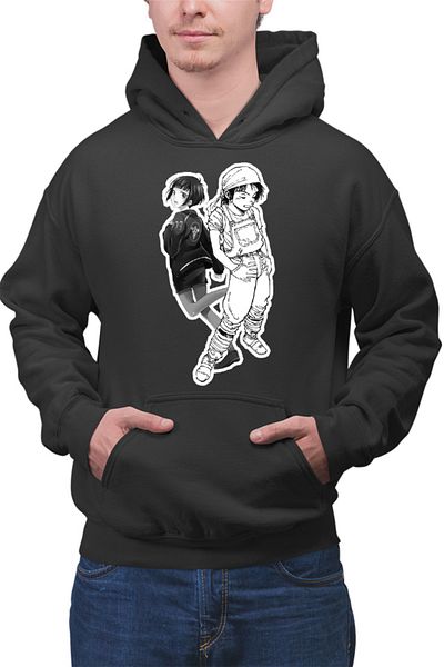 OEM Men's hoodie Battle Angel Alita Yugo Akane Psycho Pass Police