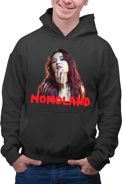 OEM Men's hoodie Momoland Red Head y K-Pop Idol Music