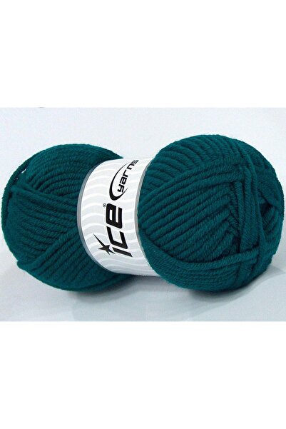 Ice yarns (4 قطع 100 جرام) صوف سوبر بولكي، أكريليك 4 عبوات زمرد