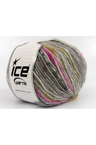 Ice yarns مجموعة من 4 خيوط صوفية بوزن 100 جرام من نوع Ice Yarns WOOL VARICOLO...