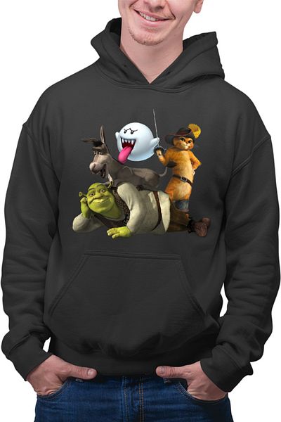 OEM Men's hoodie Shrek Mario Cat Donkey Ghost