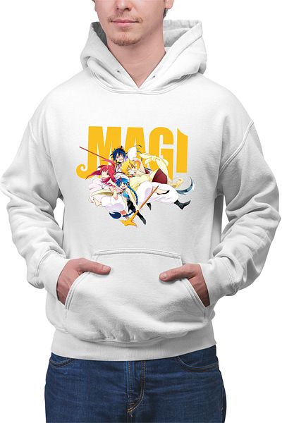 OEM Hanorac barbati Magi The Labyrinth of Magic Protagonists Group Weapon Pose