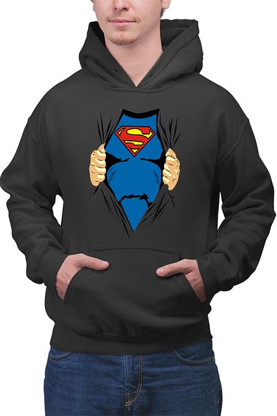 OEM Hanorac barbati Superman Clark Kent Pop Hero Men of Steel