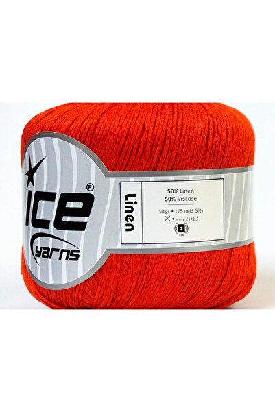 Ice yarns 6×50 جرام. قماش الكتان، فيسكوز الكتان، فيسكوز برتقالي، خيوط صيفية، ...