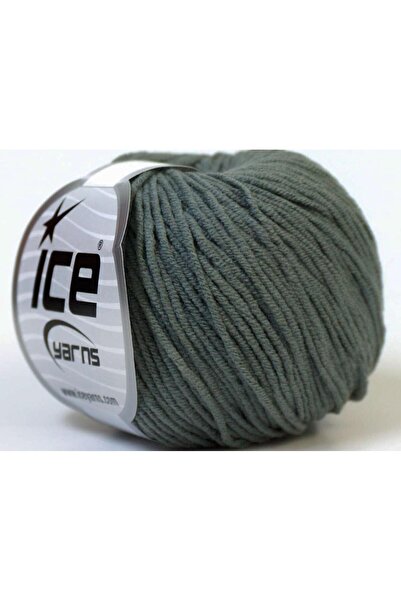 Ice yarns 8X50Gr. Alara Cotton, Acrylic Dark Grey Summer Yarns, Cotton