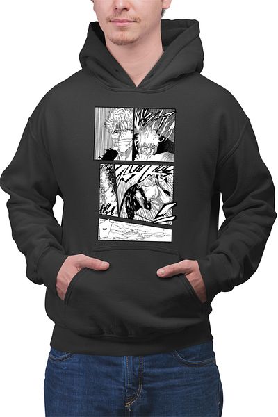OEM Men's sweatshirt Bleach Ichigo Manga Katana Attack