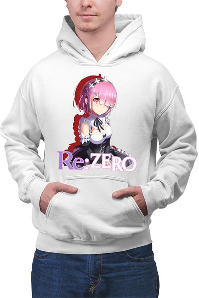 OEM Men's Hoodie Re Zero RAM Maiden Strongest Sister Demon Otaku Japan